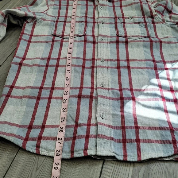 Toad & Co Mens DUALLY LINED FLANNEL Long Sleeve Shirt Jacket Size M Multicolor - Picture 8 of 8